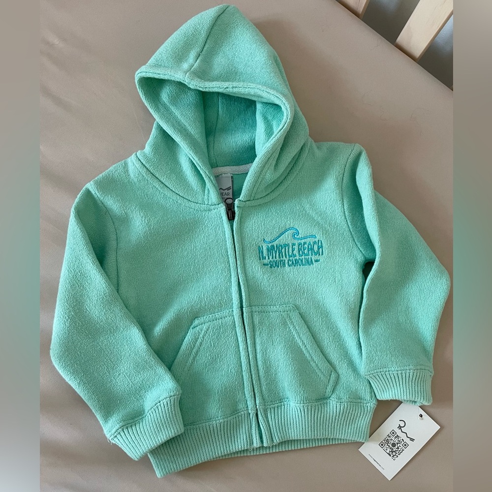 Myrtle Beach South Carolina Sweatshirt Mint Green Kids Hoodie